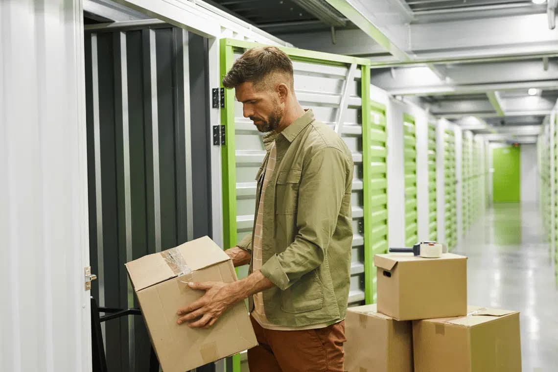 Secure home storage warehouse